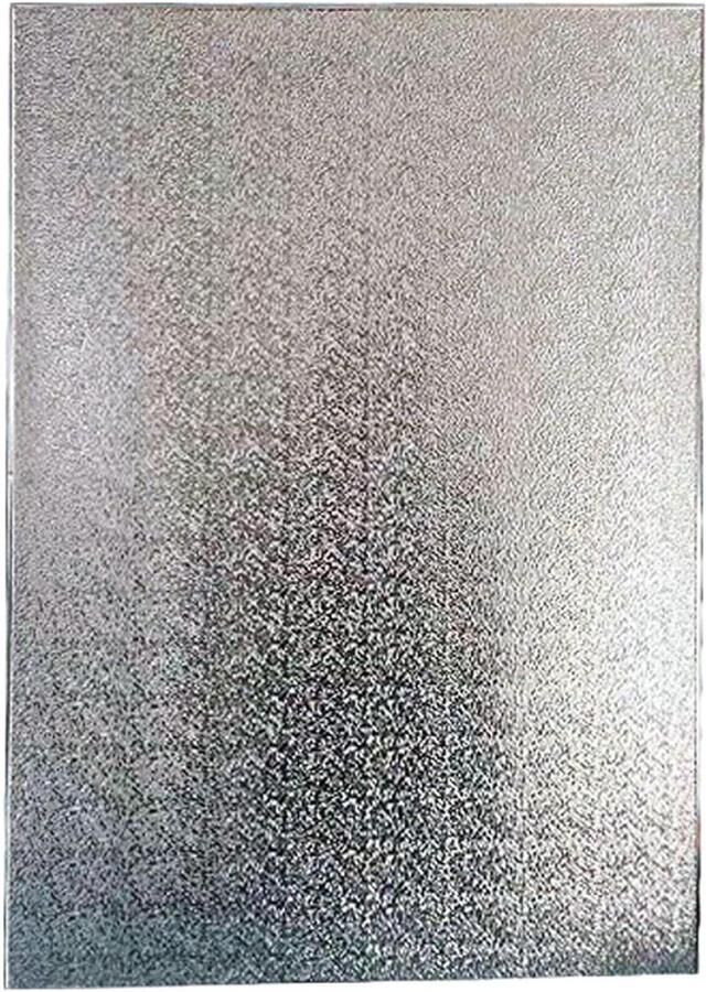 Isolatiepaneel Keuken Hittebescherming Veilig Koken Vlamvertragend 60x20cm tot 100x60cm Zilver