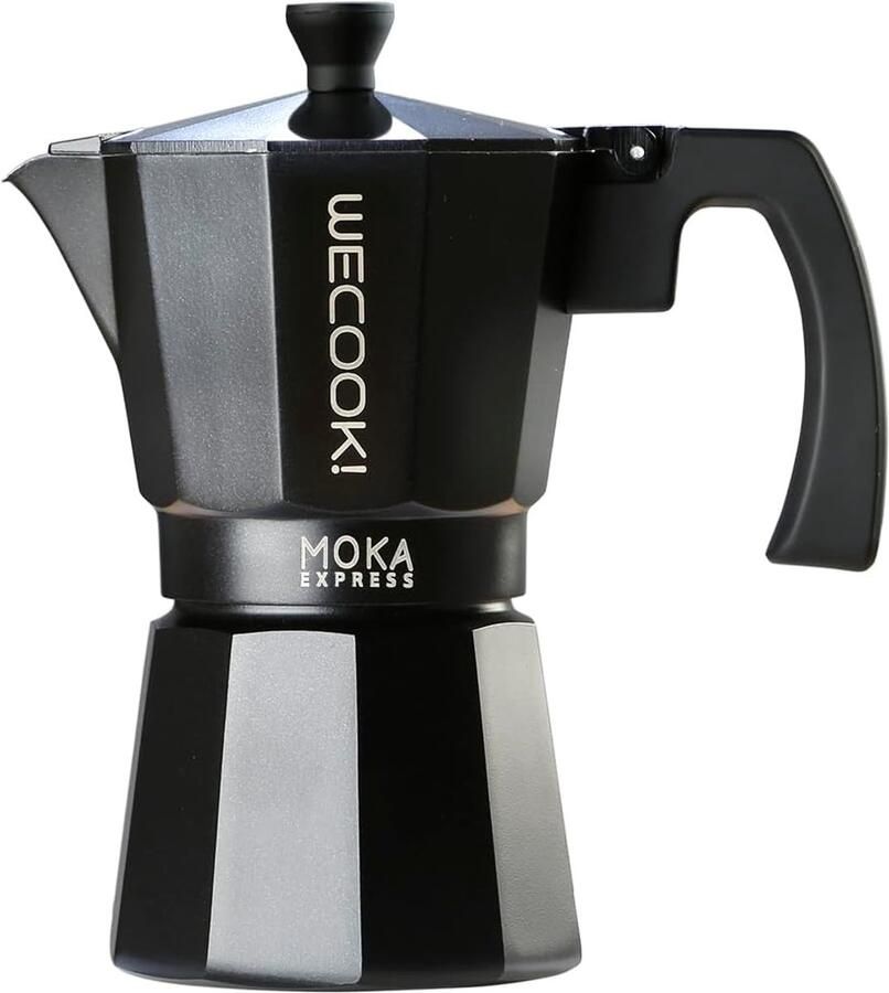 Aluminium Espresso Koffiezetapparaat voor 3 Kopjes met Siliconen Afdichting en Veiligheidsventiel