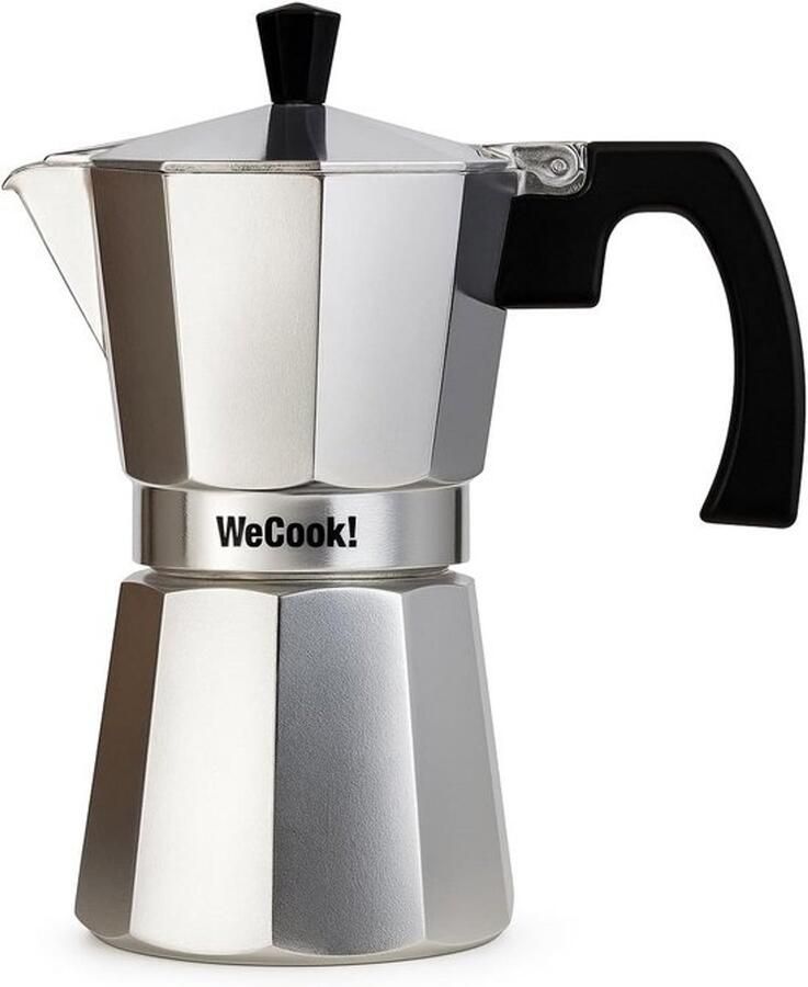 Italiaans koffiezetapparaat voor 6 kopjes Espresso voor thuis