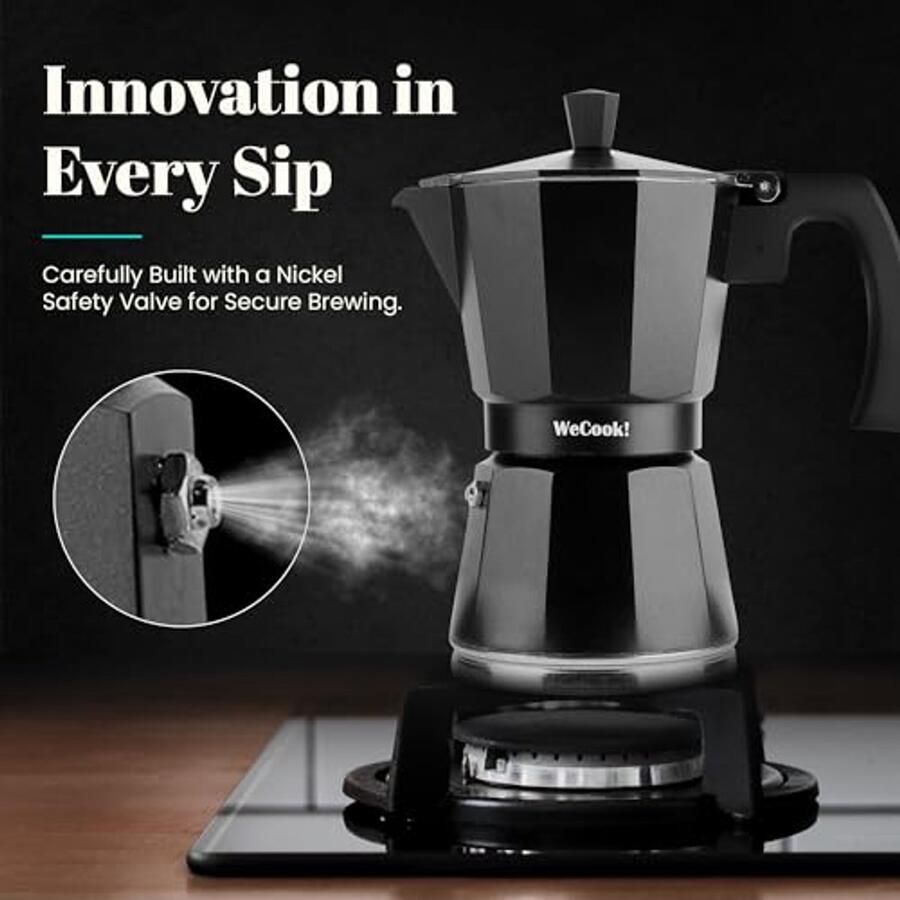 Italiaans Koffiezetapparaat voor Inductie 9 Kopjes Aluminium Percolator met Siliconen Afdichting