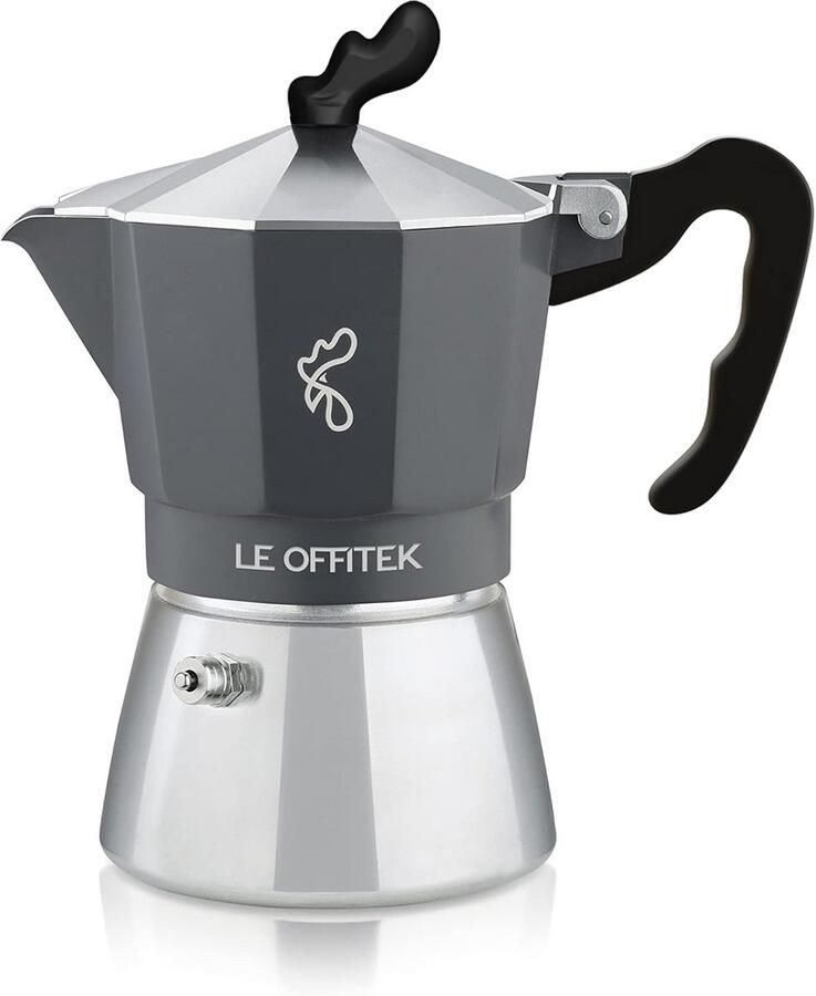 Italiaans Koffiezetapparaat voor Inductie en Alle Fornuizen Hoogwaardig & Klassiek Design