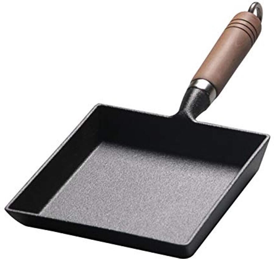 Japanse Omelet Pan – Duurzame Gietijzeren Koekenpan voor Perfecte Tamagoyaki