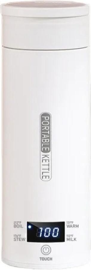 Jensaro Draagbare Waterkoker 500 ml – Reis Waterkoker met Temperatuurregeling – Thermische Beker – Anti-Verbrandingsbehuizing – Compact & Veilig Koken Onderweg