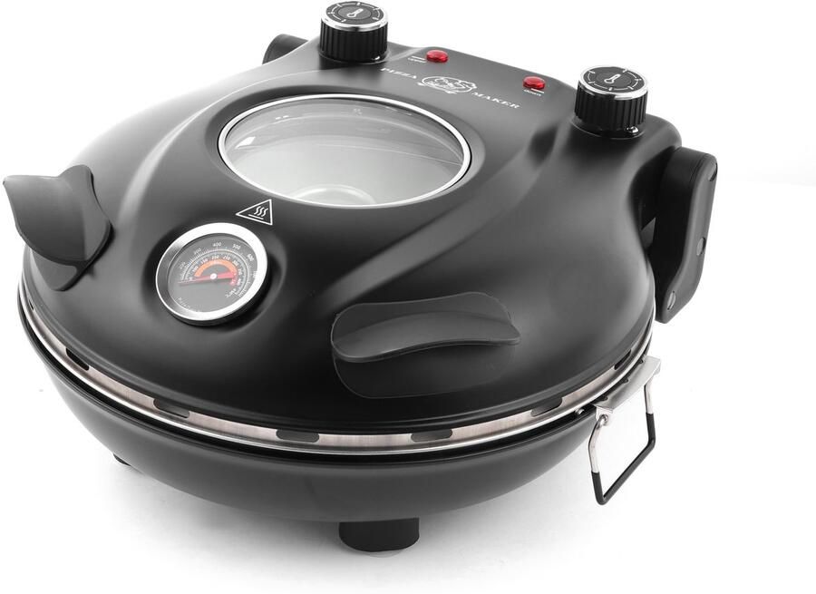 Jently pizza maker pizzaoven pizzarette elektrisch vlambestendig stenen plaat