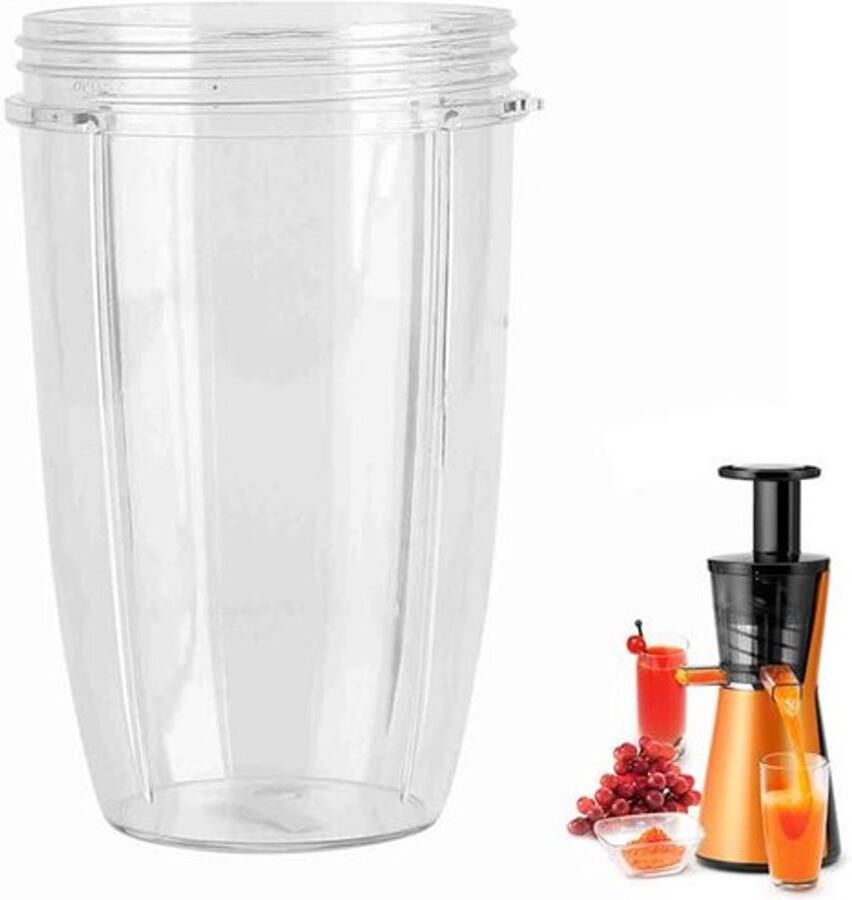 Juicer 900W Vervangende Blender Cups 18 24 oz BPA-vrij Vaatwasmachinebestendig