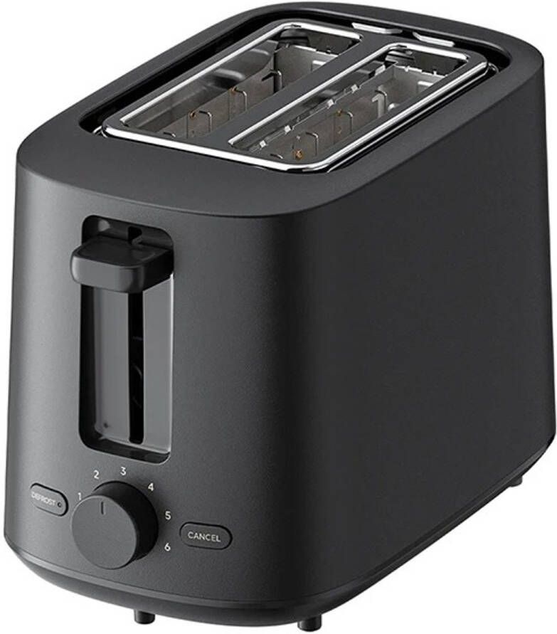 Jurrys Broodrooster Keuken Interieur Toast rek Zwart 6 Levels Klaar in 70sec Broodmachine Kruimelvanger