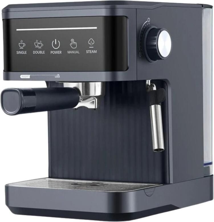 Espresso Machine met Ingebouwde Melkschuimer – Elektrische Koffiemachine 850W – Voor Cappuccino Latte & Espresso 1.5L