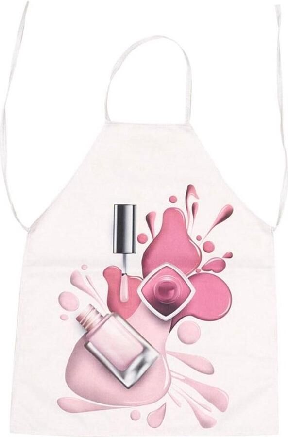 Jute katoenen schort voor nail art keuken kelner barbecue BBQ