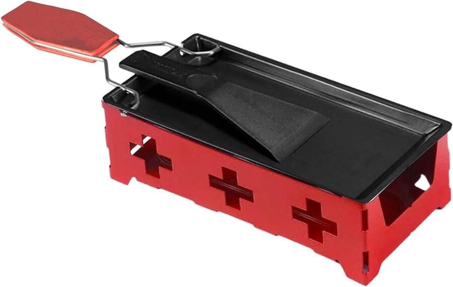 Kaas Grill Smeltpan Lekker Smelten Inductie Gas Compatibel 6 x 10 x 6 cm Zilver