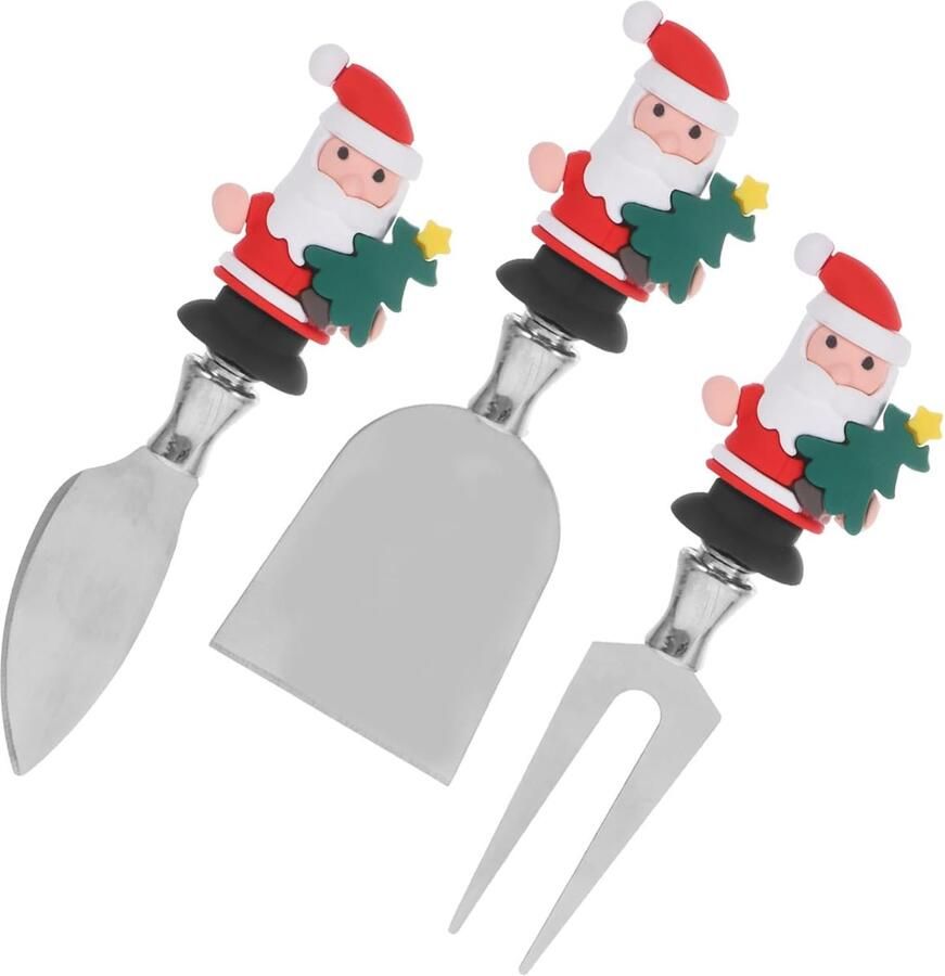 Kaas Snijset Kaasgereedschap Set Keuken Gebruik Roestvrij Staal 13.5 cm Zilverkleurig