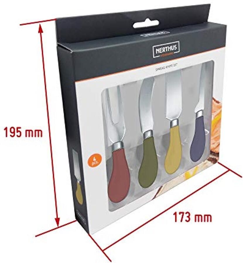 Kaasmessenset 4 Delig Perfect voor Thuis en Feest