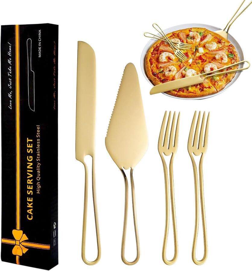 Kaassnijder Set Keukenaccessoires Tafelgerei Kaas Brood Snijden Ergonomisch Handvat 264 Centimeter Goud