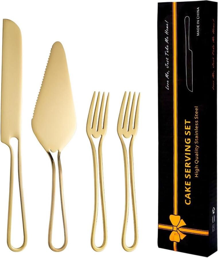 Kaassnijder Set Keukengerei Tafel Dekken Ergonomisch Handvat 26.4 cm Goud