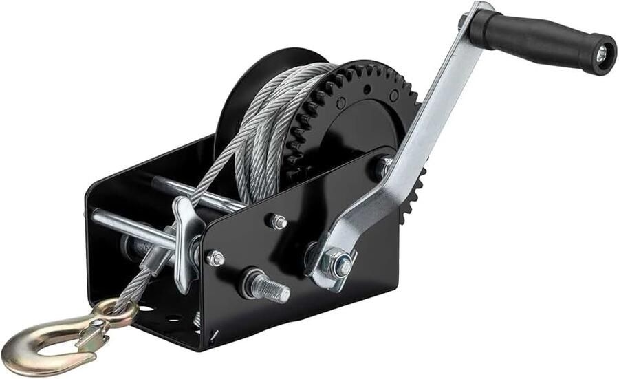 Kabellier handlier tot 1500 kg handkabellier met 10m kabel overbrenging 4 1:1 9 8:1