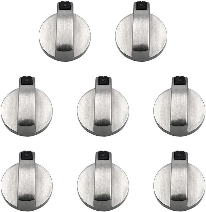 Kachel Knoppen Brander Knoppen Kookplaat Reparatie Metalen Constructie 6 mm Zwart
