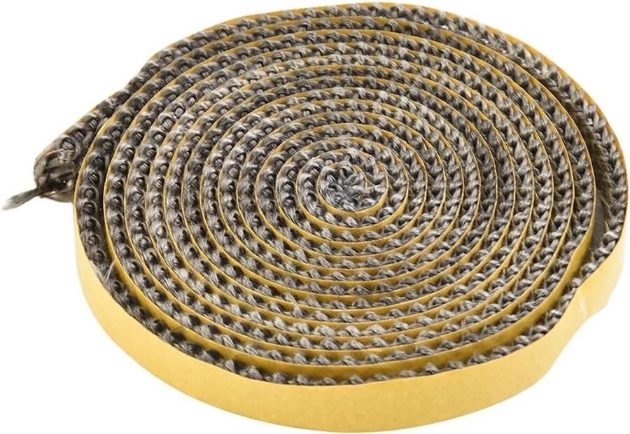 Kachel Touw Vervanging Glasvezel Afdichting Oven Deur Reparatie Hoge Temperatuur Bestendig 3mm x 10mm x 3m