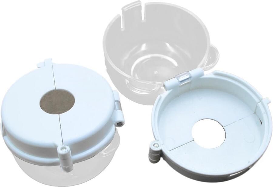 Fornuis Kind Veiligheid Kachel Knop Covers Keuken Beveiligen Hittebestendig Ontwerp 2 stuks Transparant