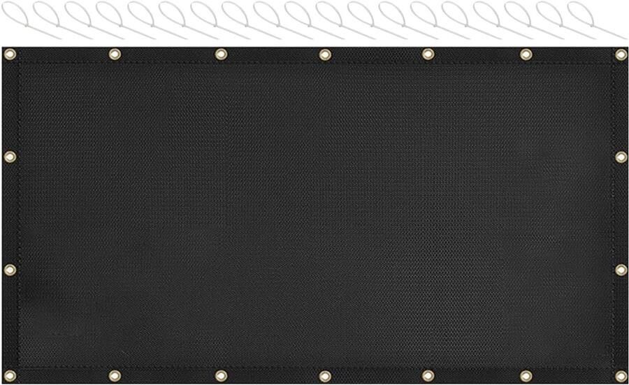 Kachelwandbescherming Warmtebord Grill Buiten Koken Hittebestendig Materiaal 3 x 6 ft Grijs