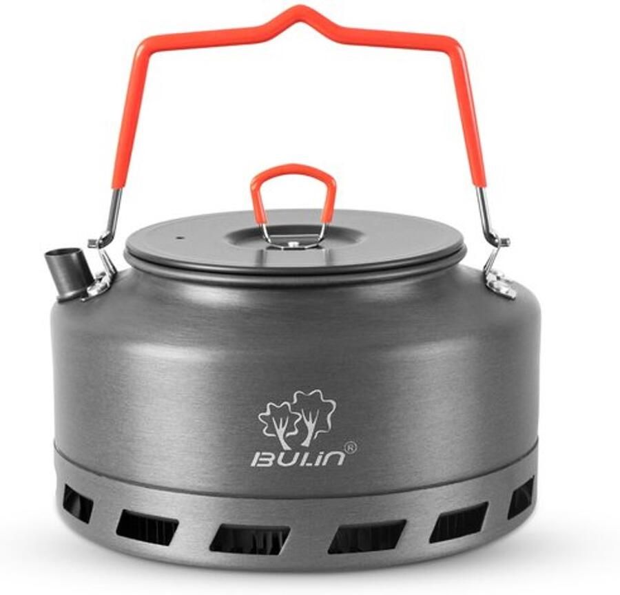 Kampeerketel met opvouwbaar handvat snelle verwarming gastheepot buiten compacte lichtgewicht aluminium waterkoker 1 l 1 6 l (1 l)