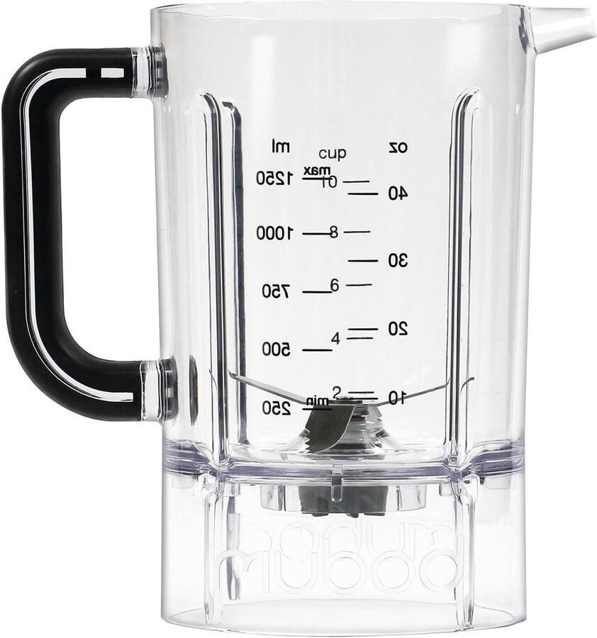 Kan voor Blender Reservekan Mixers Smoothies Maken Vaatwasserbestendig 1.25 Liter Transparant