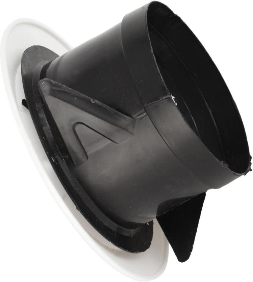 Kanaalafdekking Ventilatie Afzuigkap Diffusor Binnenlucht Verbeteren Stil ABS Materiaal 100 mm Wit - Foto 1