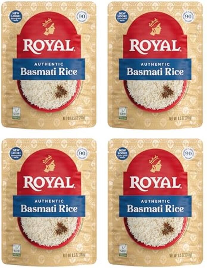 Kant-en-klare Witte Basmati Rijst 4-Pak