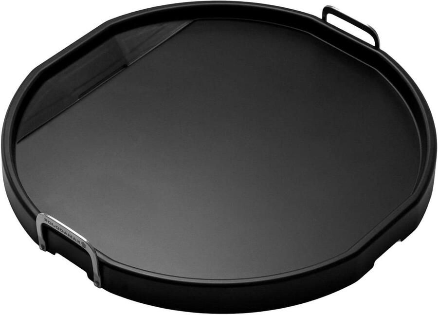 Karbon Stalen Bakplaat Platte Bakplaat Grill Buiten Koken Voorgekruid Koolstofstaal 60 x 59 cm Zwart