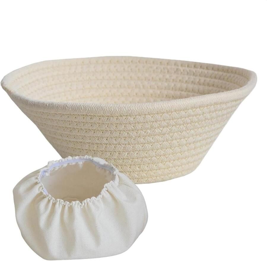 Katoenen Bannetons -mand Brooddeegcontainer Bakbestendige Kom Gemakkelijk Te Gebruiken En Te Onderhouden Multi -doeleinden 9 5x20x8 5 Cm Voor Ambachtelijke Brood