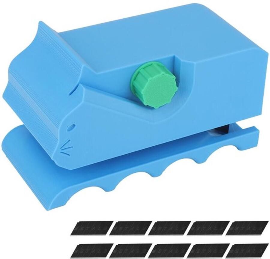 Katvorm Karton Snijmachine Cutter met 10 Vervangbare Messen Handig voor Kattenliefhebbers