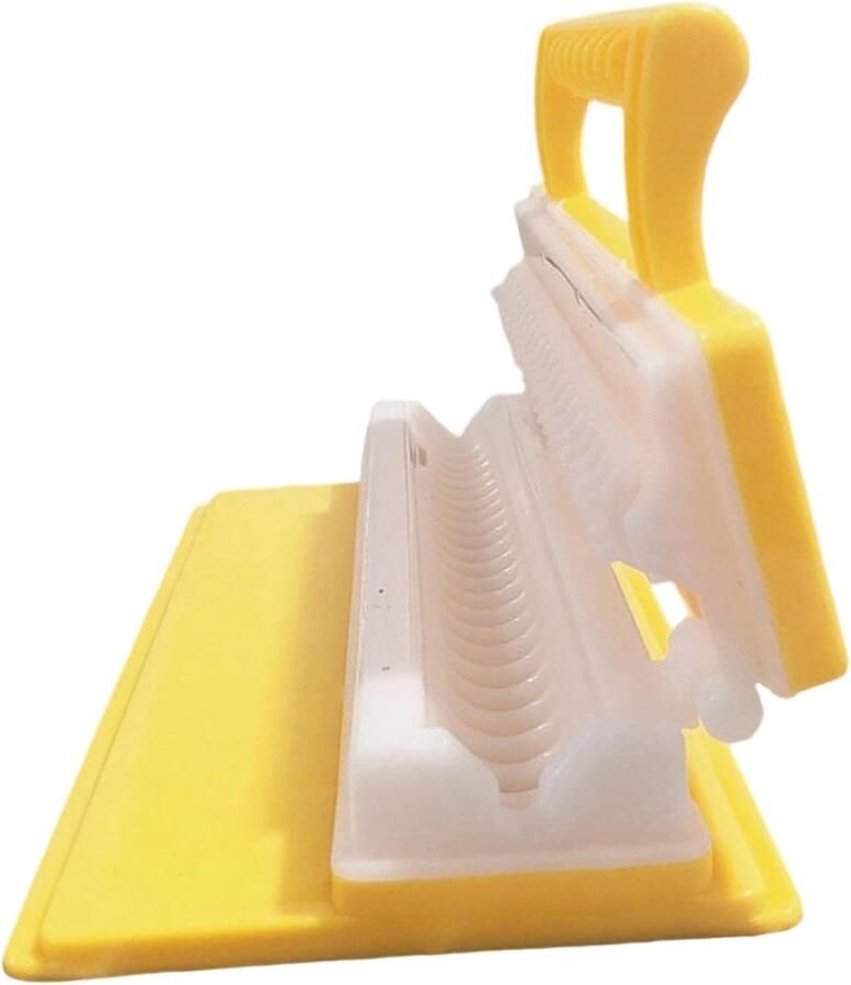 Kebab Machine Spiesjesmaker Vlees Bereiden Gestroomlijnd Spiesproces 19.5 x 4.5 x 10.5 cm Geel