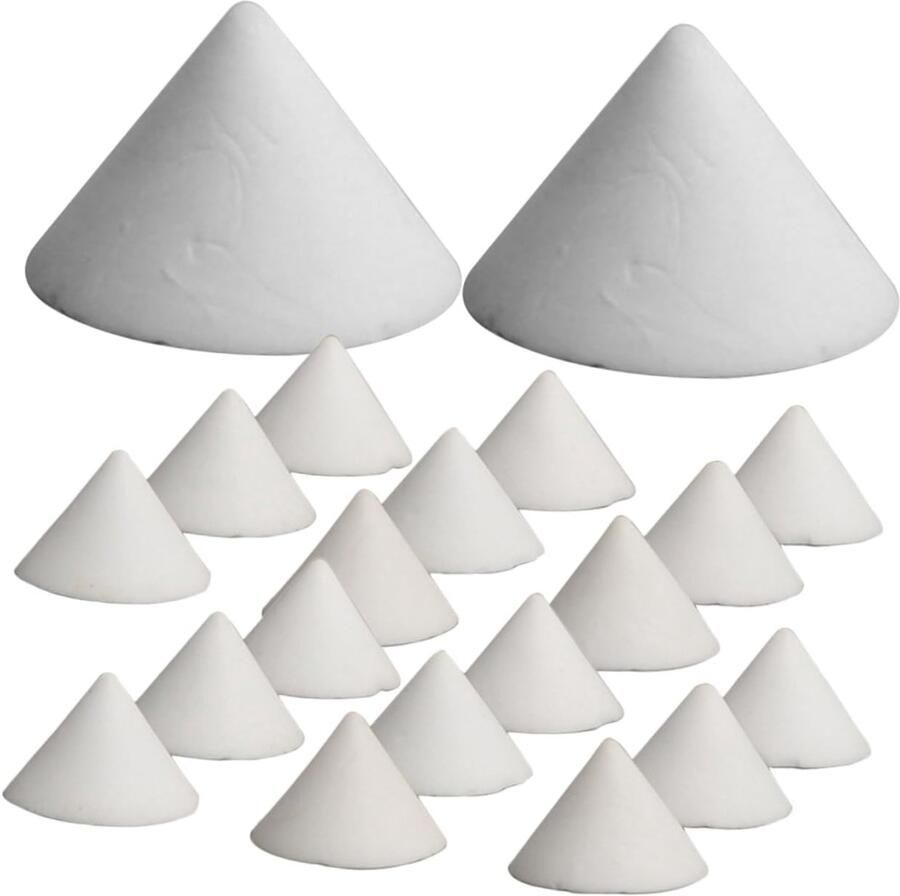 Keramiek Oven Kegels Aardewerk Ondersteuning Keramiek Bakken Hittebestendig Aluminiumoxide 60 Stuks Wit
