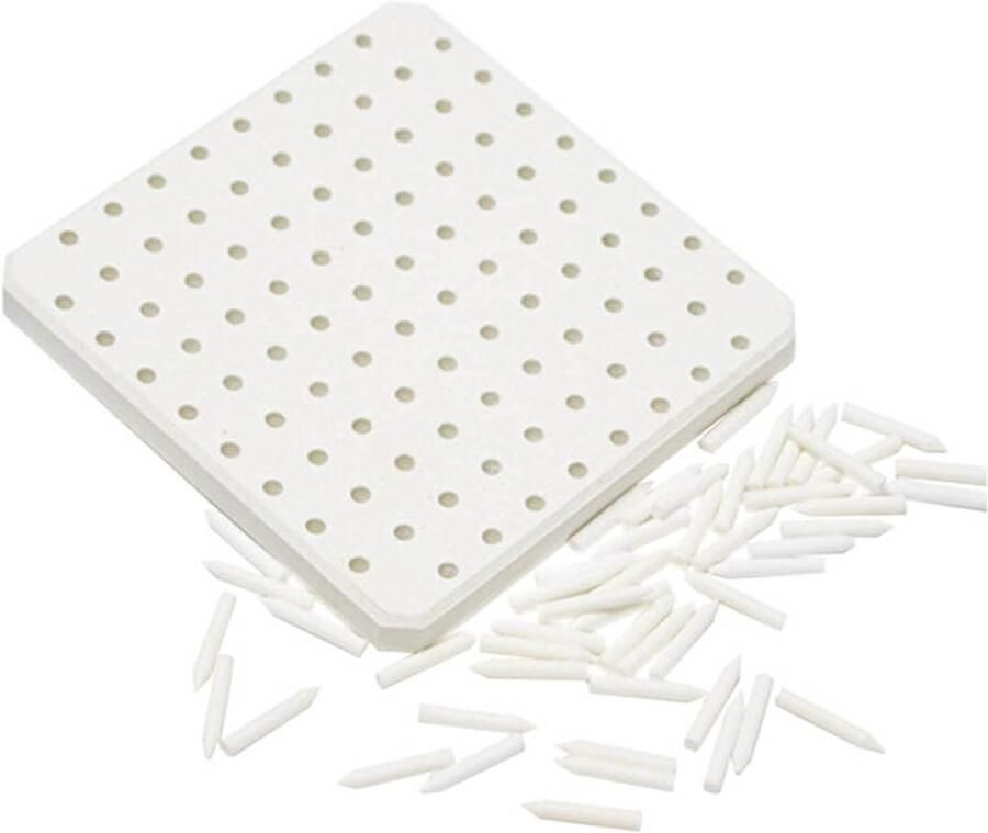 Keramiek Oven Mat Aardewerk Tool Glazuren Keramiek Hittebestendig Materiaal 10x10 cm Afgebeeld