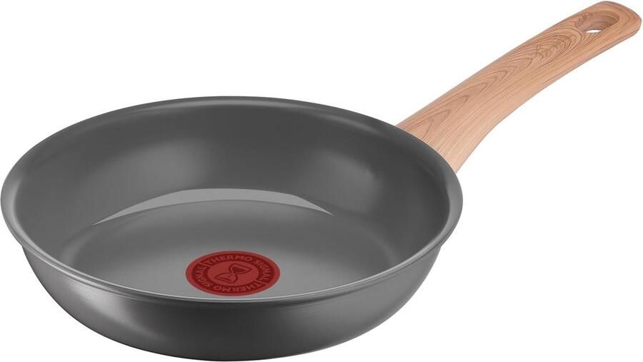 Keramische Antiaanbakpan 20 cm met Lange Handgreep Snel Opwarmen en Geschikt voor Alle Warmtebronnen