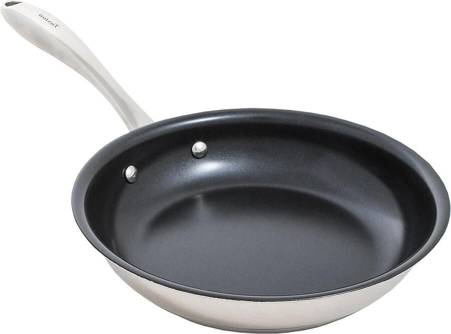 Keramische Antiaanbakpan Steelpan Gezond Koken PTFE PFOA Vrij 28 cm Roestvrij Staal