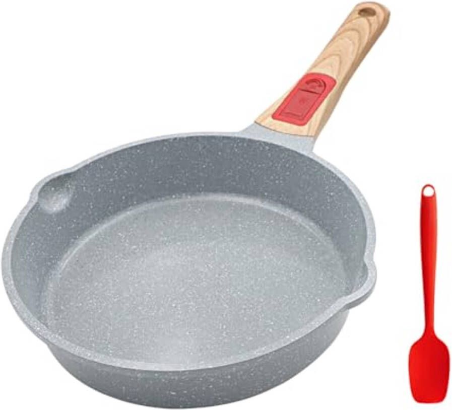 Keramische braadpan 20 cm met afneembare handgreep Geschikt voor alle warmtebronnen Vaatwasmachinebestendig