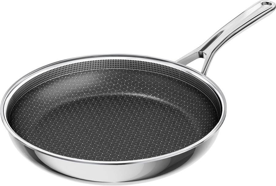 Keramische Braadpan Antiaanbak Pan Allround Koken PFAS Vrij Materiaal 28 cm Diameter