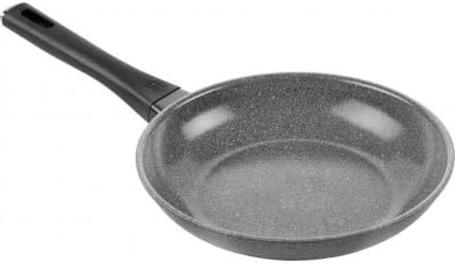Keramische Braadpan Casserol Vetarm Braden PFAS-vrije Coating 24 cm Grijs