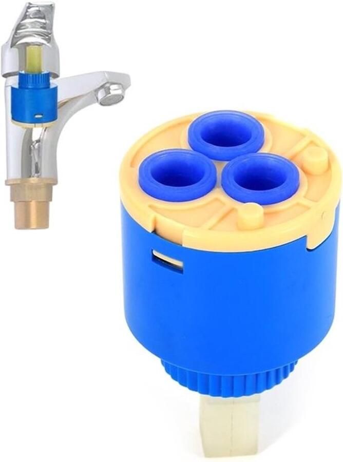 Keramische Cartridge Vervangingskraan voor 35 40mm Water Mixer Binnenbediening Tap Ventiel en Accessoires