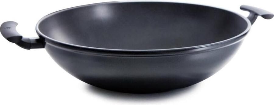 Keramische Casserole Koekenpan Wok Grote Maaltijden Bereiden Keramische Anti-aanbaklaag 36 cm Zwart