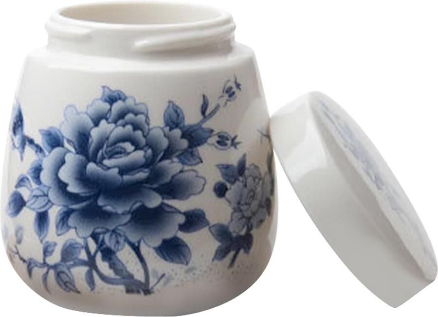 Eierkoker Beker Kookbeker Keramiek Ontbijt Bereiden Met Deksel 220 ml Orchid Peony