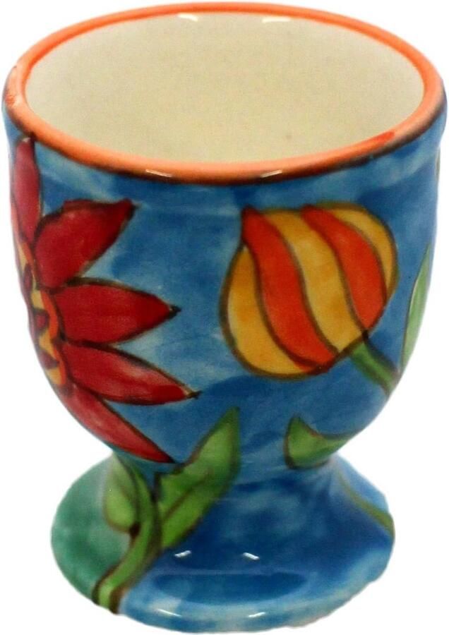 Keramische eierdopjes Set van twee Ontbijt serveren Klassiek ontwerp 10 x 8 x 6 cm Glanzend
