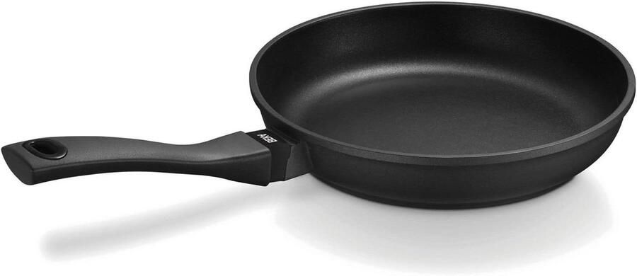 Keramische Energiepan Koekenpan PFAS-vrij Energiebesparend Koken Gegoten Aluminium 26 cm Zwart