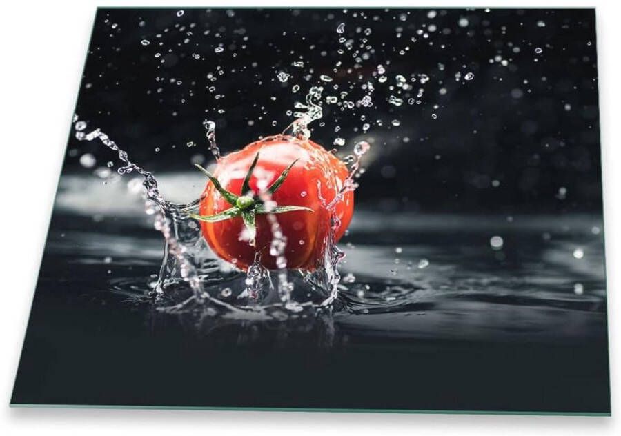 Keramische Fornuis Afdekplaat 60 x 52 cm Kookplaat Bescherming en Snijplank Veiligheidsglas