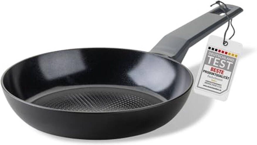 Keramische Gecoate Pan 20 cm – Gerecycled Aluminium met Antiaanbaklaag en Honingraatbodem – Geschikt voor Inductie en Alle Warmtebronnen PFAS-vrij
