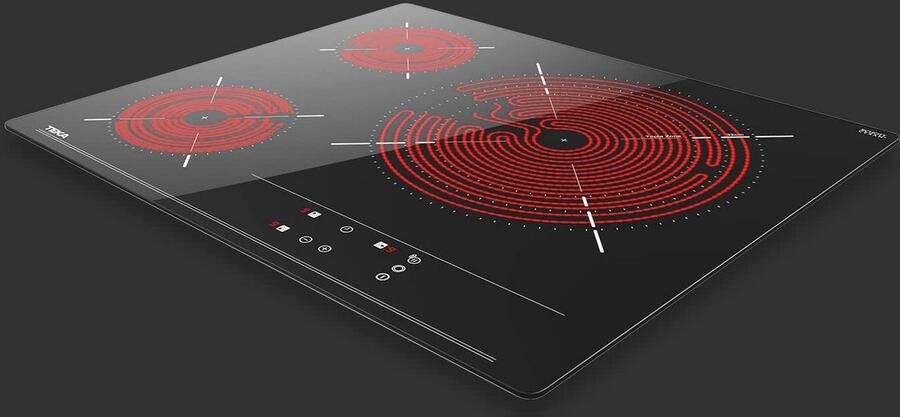 Keramische Ingebouwde Kookplaat 14 5 cm en 18 cm met Touch Control en Rapid Cooking