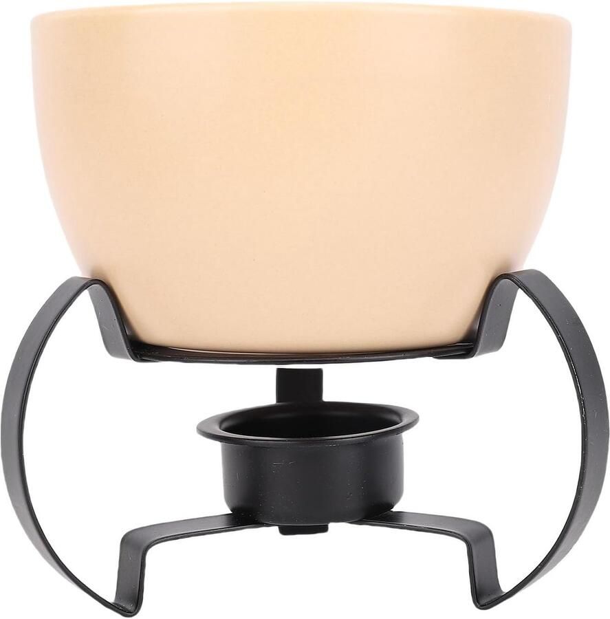 Keramische Kaasfonduepan Fondueset Gezellige diners Elegante Europese stijl 13 x 118 cm Beige