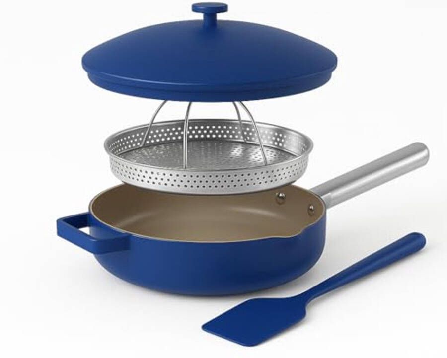 Keramische Koekenpan 10.5 Ovenbestendig en Inductievriendelijk Kookgerei