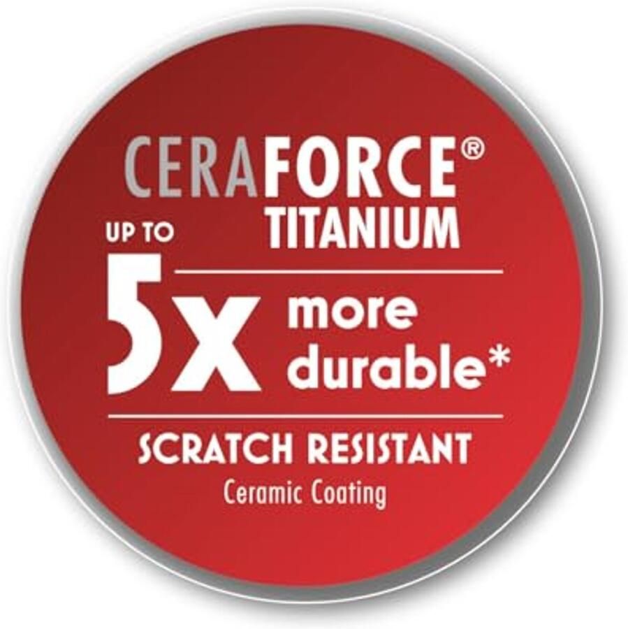 28 cm Stoofpan met deksel Krasbestendige keramische antiaanbaklaag voor alle warmtebronnen Geschikt voor inductie