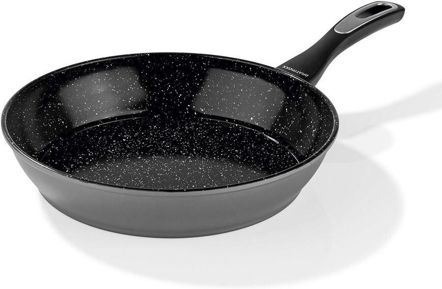 Keramische Koekenpan 28 cm Antraciet Inclusief Inductie Geschikt voor Alle Warmtebronnen