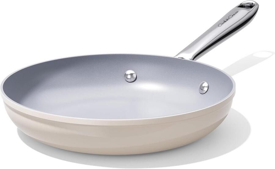 Keramische Koekenpan 8 Inch met Antiaanbaklaag voor Inductie PFAS Vrij en Ovenbestendig